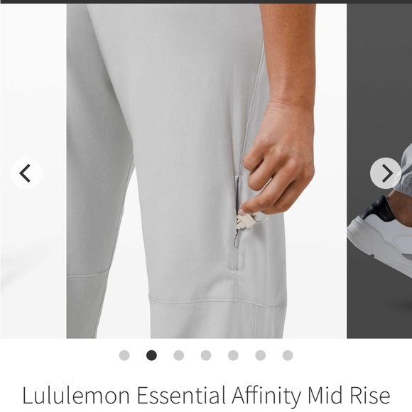 LULULEMON ESSENTIAL AFFINITY MID RISE JOGGER SIZE 2 - Picture 9 of 9